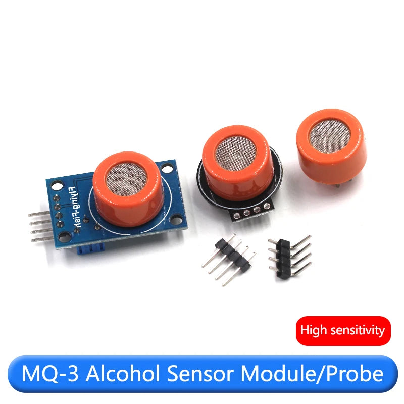 MQ-3 Alcohol Ethanol Sensor Module Ethanol Concentration Mini Alcohol Gas Detection Circuit Module/Probe