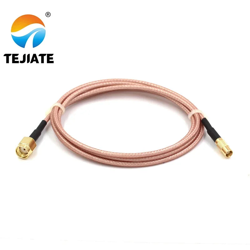 1PCS TEJIATE Adapter Cable MCX To SMA MCX-K Convert RPSMA-J 8-90CM 1M 1.5M 2M Length Connector RG316 Wire