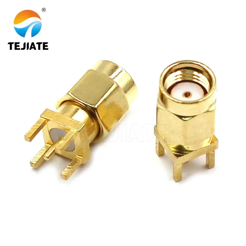 1PCS SMA-JE-JWE Antenna Base  Connector  Straight/bent Header  Square Foot Base  Adapter PCB Socket