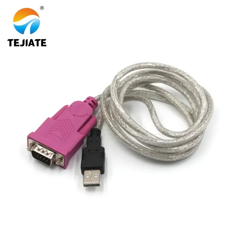 1PCS HL-340 RS232 Data-line USB To Nine-pin Connection-cable Male/Female Header USB2.0-chip To DB9 Adapter Wire