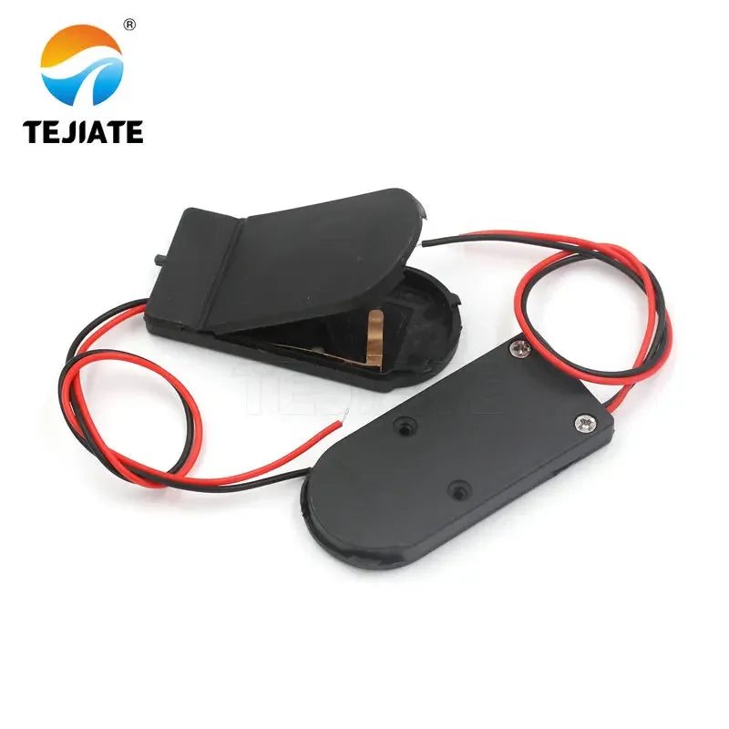 9V battery connector snap on power adapter T-type I-type dual wire clamp cable 9V socket plug snap on connection