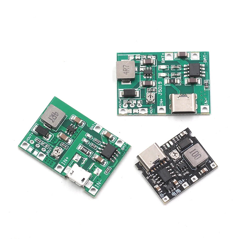 Boost module 3.7V to 9V 5V modified 18650 lithium battery charging boost discharge integrated adjustable module 2A