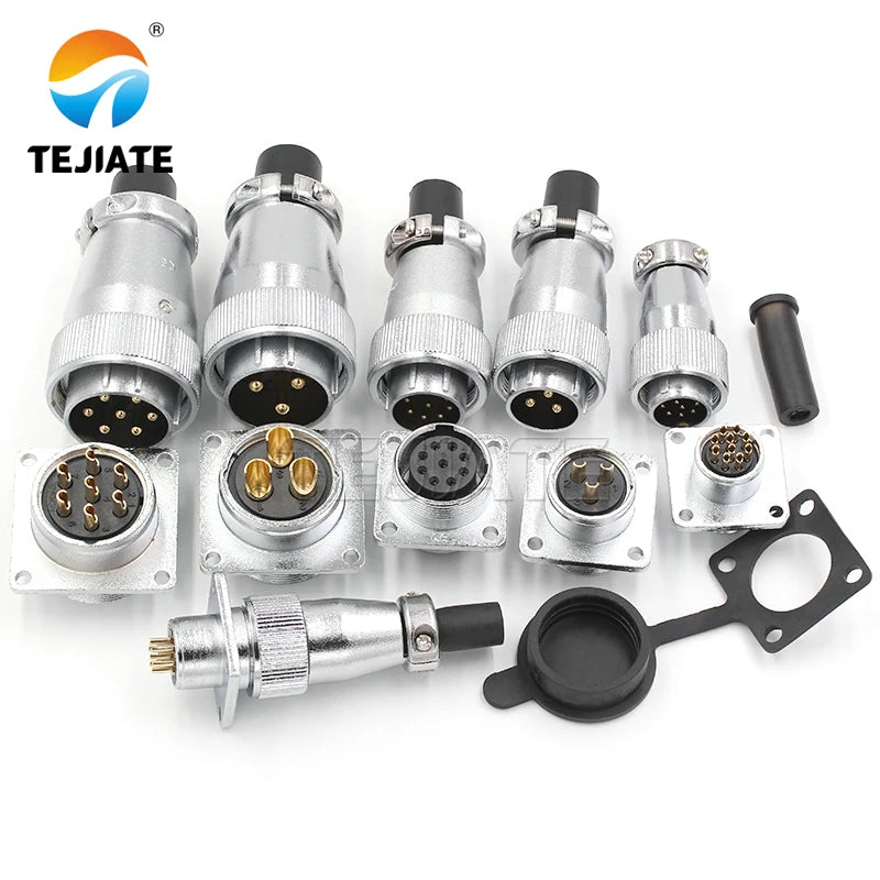 Aviation plug socket WS16 20 28-7/9/10/12/16/26 core connector industrial connector reverse installation