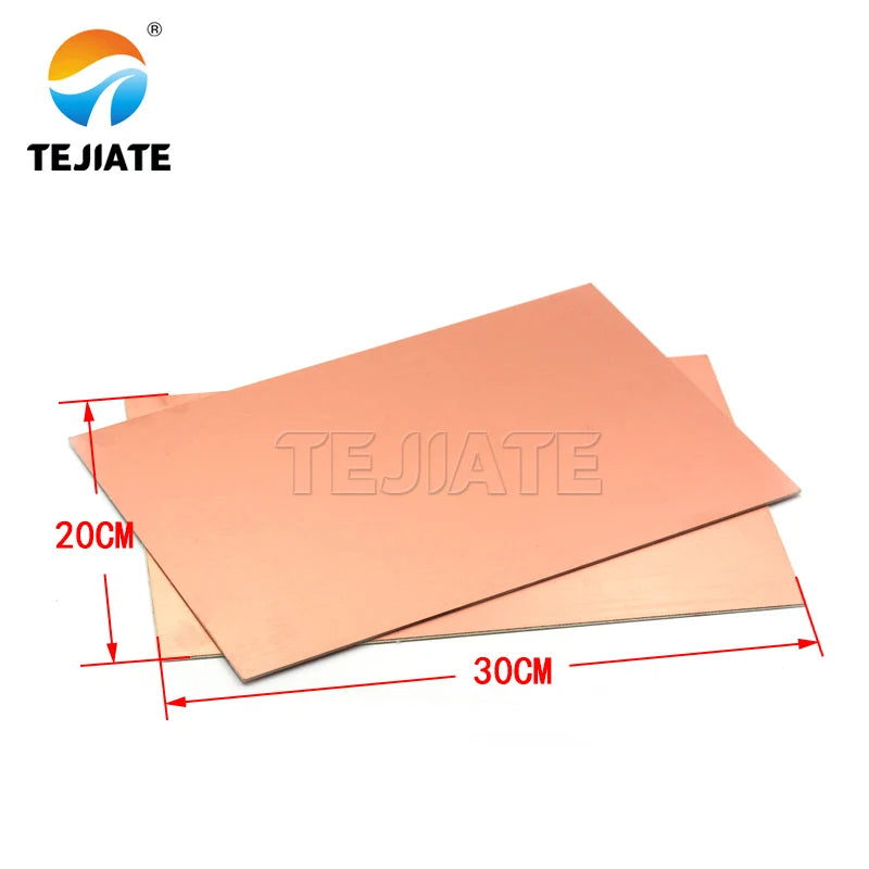 Single-sided and double-sided copper clad laminate PCB circuit board 10*15*20*30CM single-sided and double-sided glass fiber cop