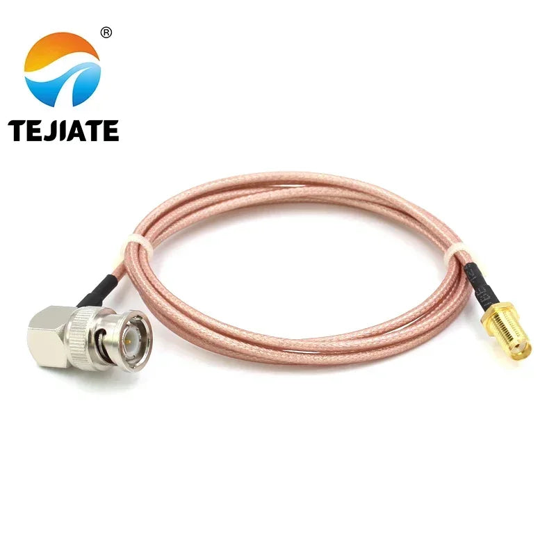 1PCS TEJIATE Adapter Cable BNC To SMA BNC-JW Convert SMA-KY 8-90CM 1 1.5 2M Length Connector RG316 Wire