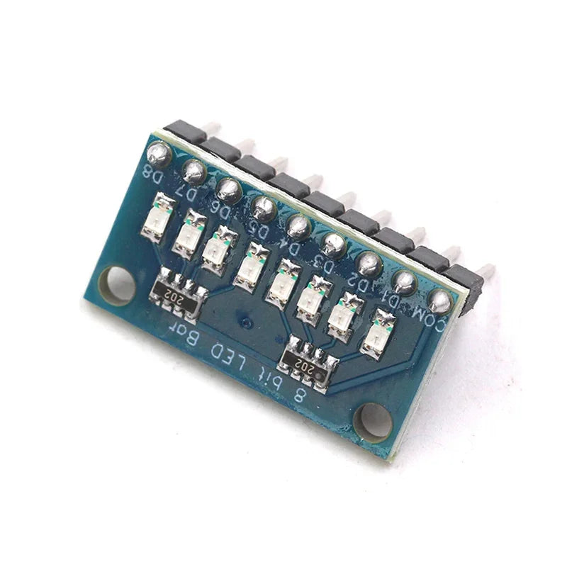 3.3V/5V 8-bit blue/red common anode/common cathode LED indicator module DIY LED light strip