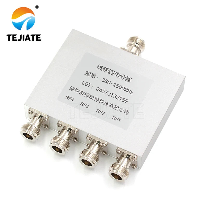 1PCS N Type 280-2500MHz One-minute For-power Divider New Low Frequency Power Interface Splitter