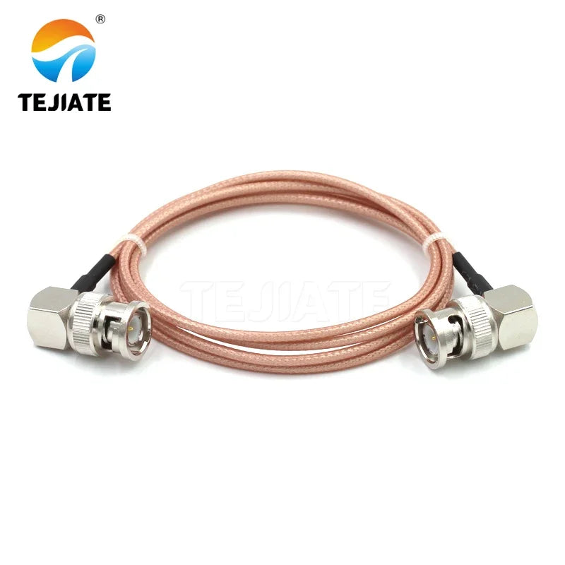 1PCS TEJIATE Adapter Cable BNC To BNC Type BNCJW Convert BNCJW 8-90CM 1M 1.5M 2M Length Connector RG316 Wire