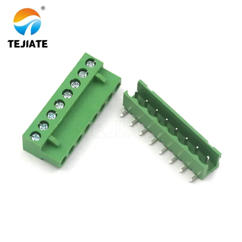 10 sets/batches of HT5.08 234567pin straight needle bending pin terminal plug type 300V 10A KF2EDGK 5.08mm spacing PCB connector