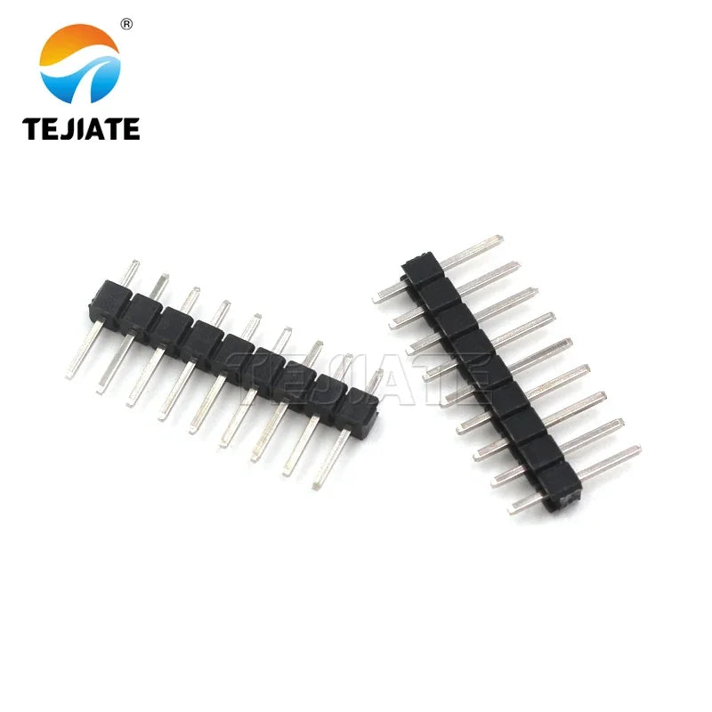 Single row pin spacing 2.54MM 1*2/3/4/5/6/7/8/10/12/20/30P copper pin header