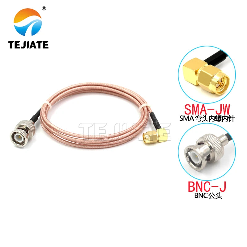 1PCS SMA-JW to BNC adapter cable BNC-J BNC-JW BNC-JW connection cable 50 ohms RG316 RF cable
