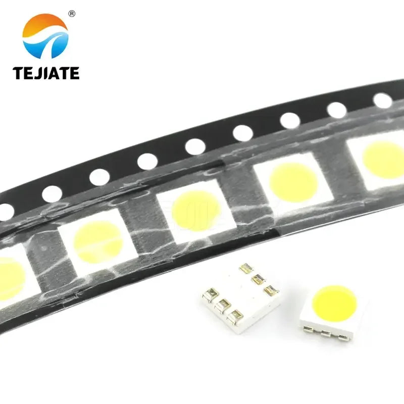 50PCS 1Lot 5050 Bright LED Light Beads Red Green Blue Yellow White Warm White RGB 3 Colors Emitting Diode Electronic DIY Kit