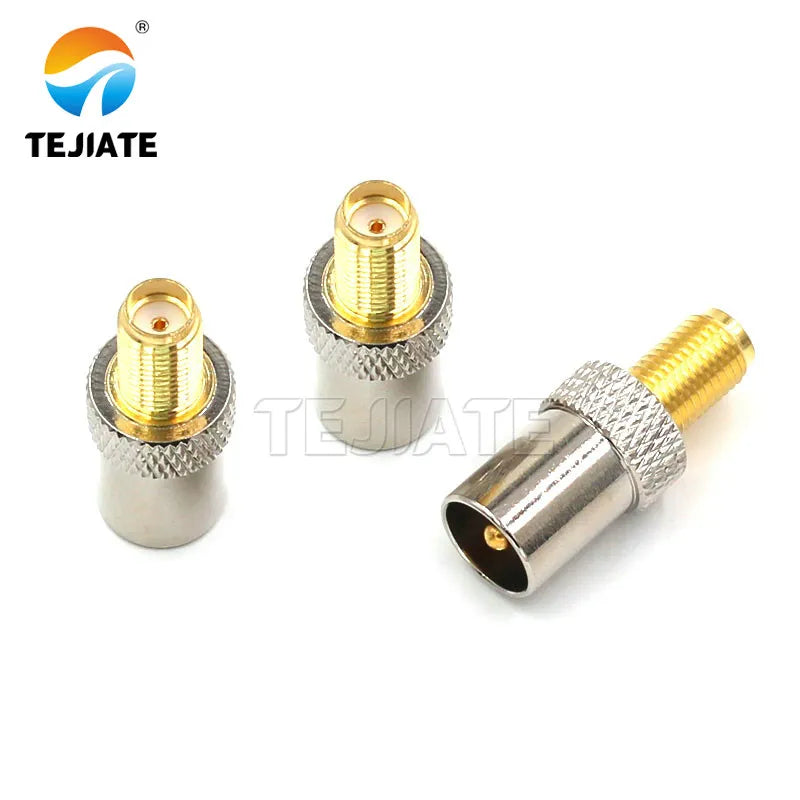 1PCS SMA to TV adapter SMA-TV-KJ extension stem internal and external nickel plated RF coaxial connector testing