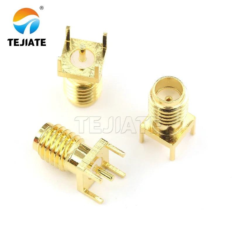 1PCS SSMA-KE RF Outer Screw Inner Hole PCB Soldering Board Socket Mini SMA Female Connector
