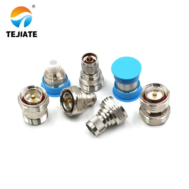 1PCS N to DIN L29 adapter L29/DIN-KK/JJ/JK male female center clamp RF coaxial straight connector adapter soldering