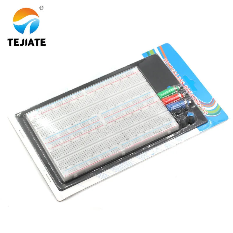 breadboard SYB-130 SYB-170 SYB-500 MB-102 170 400 700 760 830 840 1600 hole power module 1/2 way jump wire jumpers free Splice