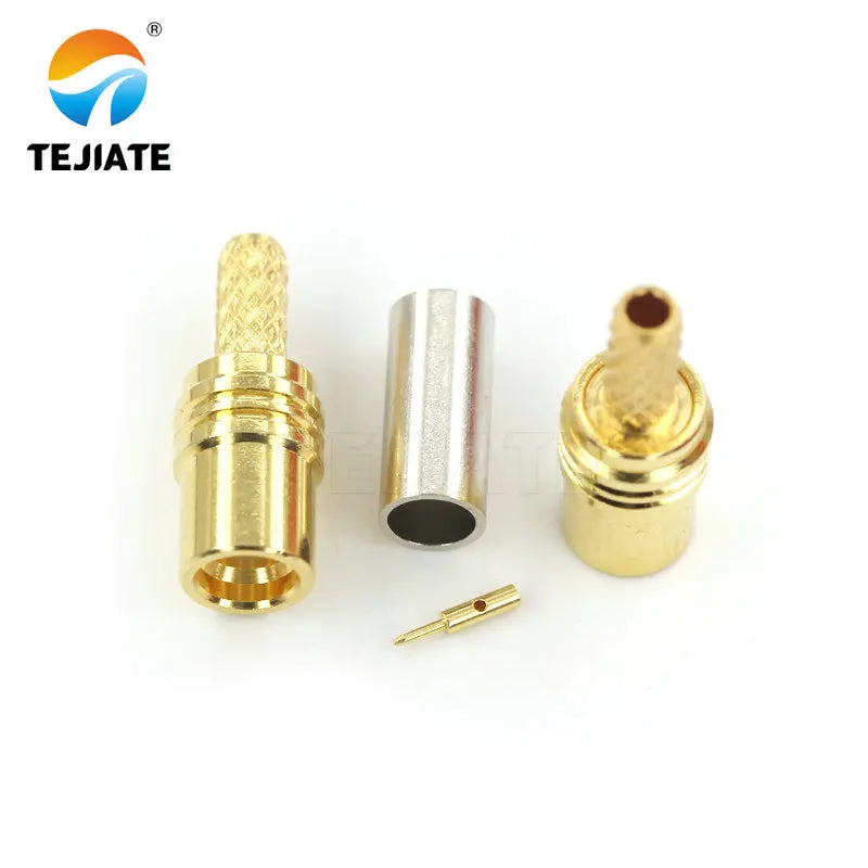 1PCS SMP Male and Female 1.5 Coaxial Connecor Straight and Angle RF Gold-Plated Adapter