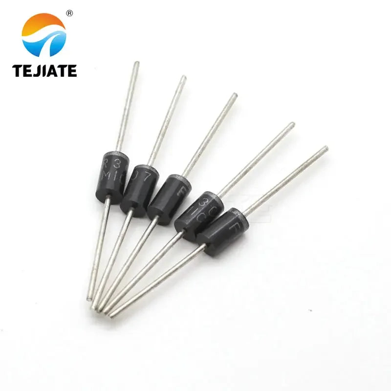 100PCS 1Lot Quick Reset Diode FR 103 107 157 307 Plug In Type Fast Recovery Electronic Transmission Device