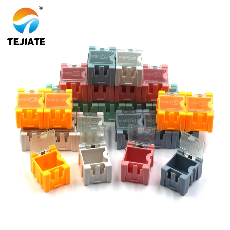 5PCS No.1 SMT component box, component box, sample box, interlocking and detachable