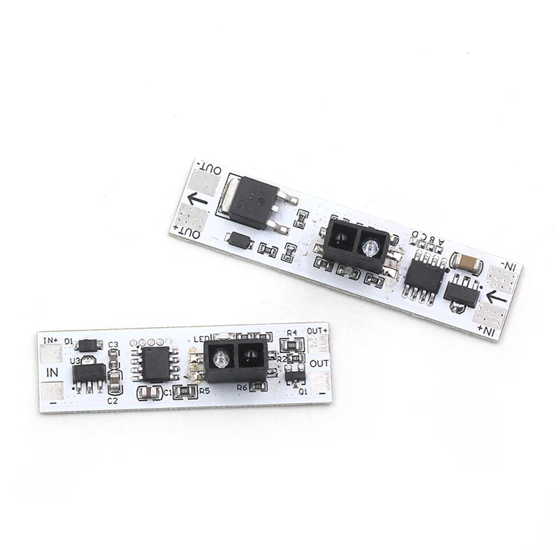 Hand-sweep and wave sensor switch module suitable for 5V-12V-24V 72W inner cabinet wardrobe shoe cabinet LED light