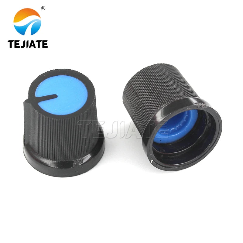 10PCS AG3 type plastic knob single and double potentiometer WH148 plum blossom handle hat potentiometer 15X17mm