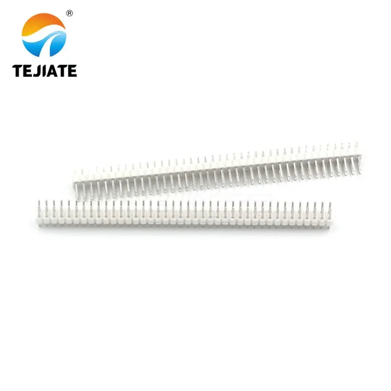 5PCS Double Row 2*40P Straight Pin Copper Foot Spacing 2.54MM Black/White/Blue/Red/Green/Yellow Plastic Connector Kit
