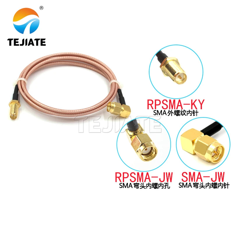 1PCS RG316 RF cable SMA-JW to SMA-RPSMA-KY male and female SMA-JKW extension cable