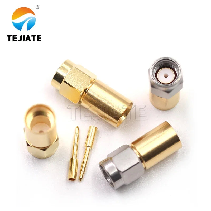 SMA-JB5 welding 670-250/RG401 semi-flexible 50-5 terminal block stainless steel high frequency connector