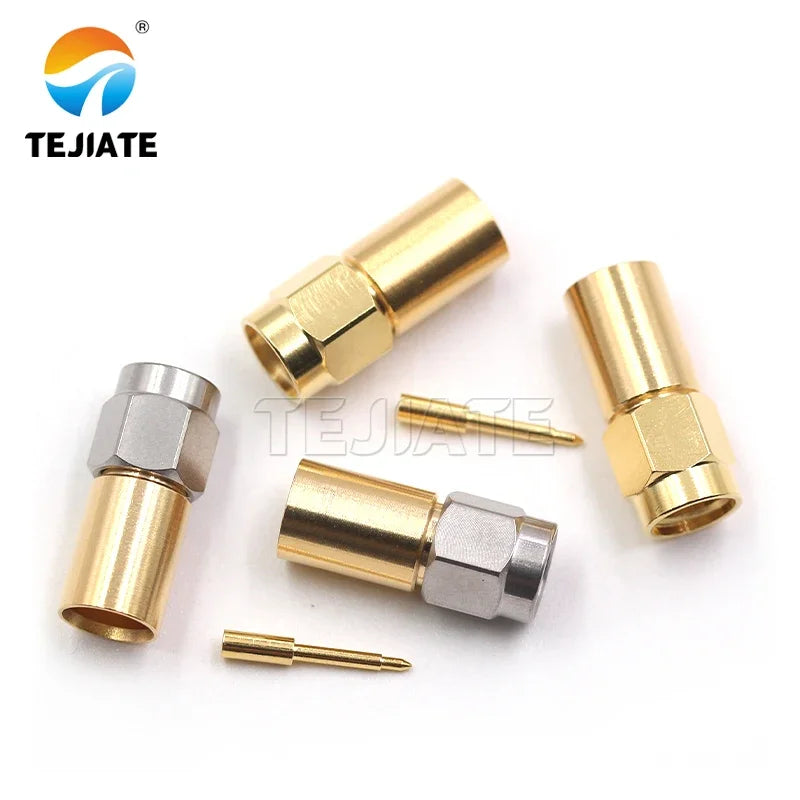 SMA-JB5 welding 670-250/RG401 semi-flexible 50-5 terminal block stainless steel high frequency connector