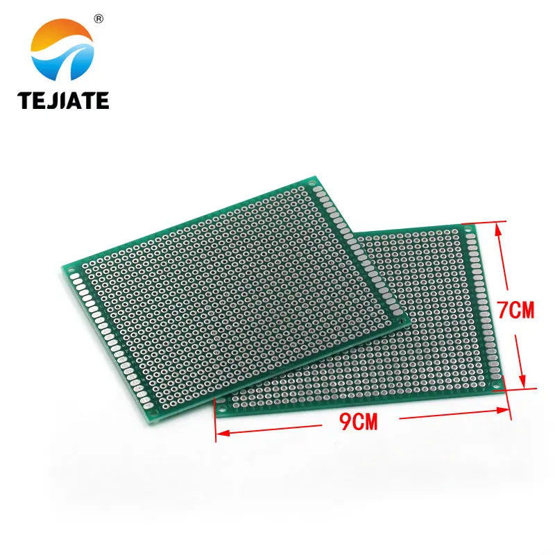 Double-sided tin plate PCB circuit board 4*6 5*7 6*8 7*9CM fiberglass board universal board perforated board