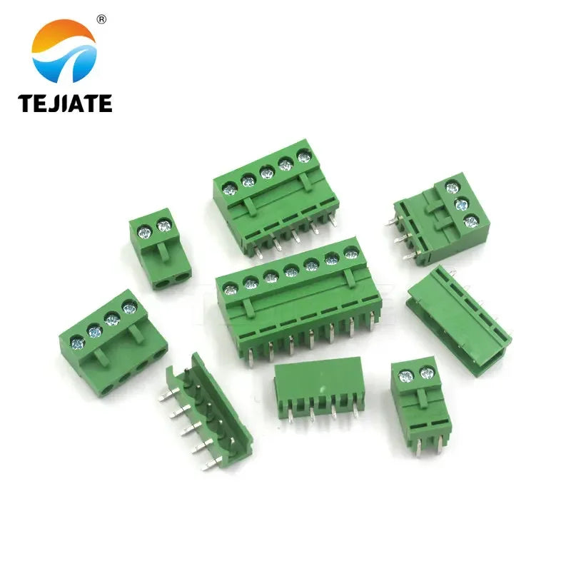 10 sets/batches of HT5.08 234567pin straight needle bending pin terminal plug type 300V 10A KF2EDGK 5.08mm spacing PCB connector