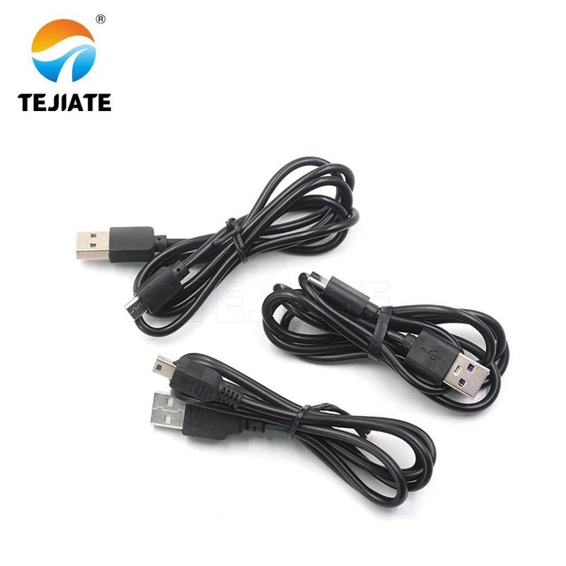 Mini USB data cable T-type port MP3 adapter MP4 car driving recorder universal T port elderly mobile phone charger cable type-c