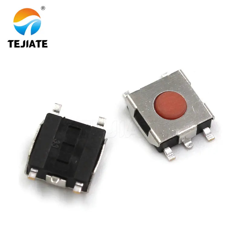 50PCS Key-switch 6x6x2.5/2.7/3.1/3.4/3.7MM Push-button Microswitch 4/5 Feet Paster/vertical Type