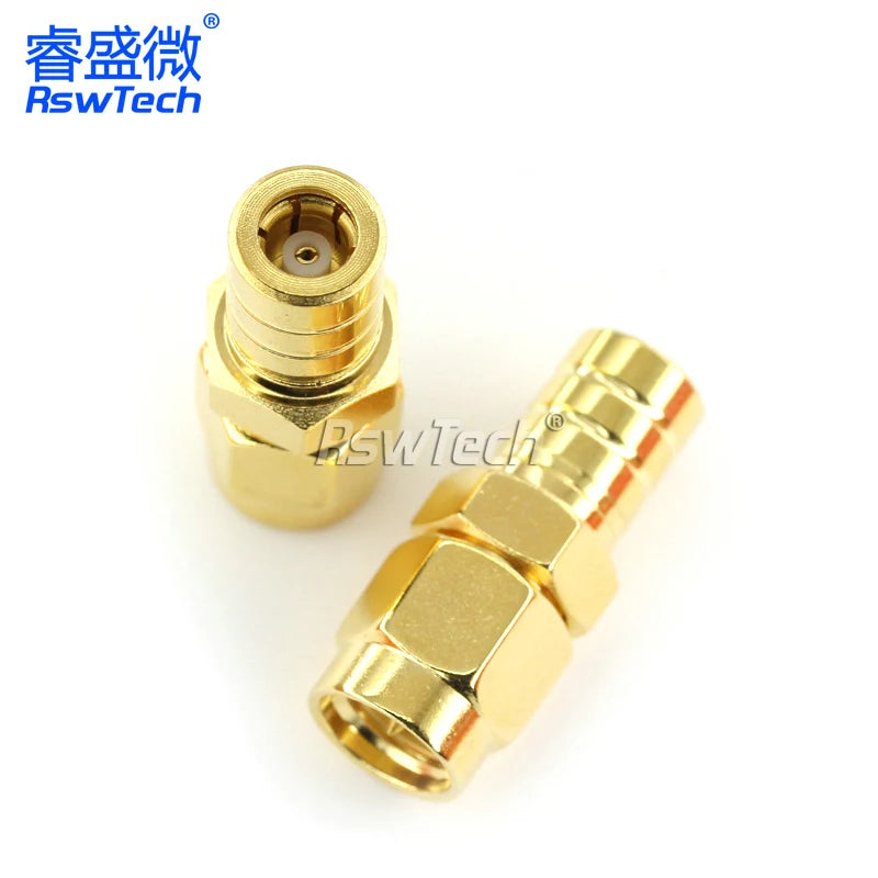 2PCS SMB RF Adapter Antenna Pedestal SMA to SMB-JJ/KK L-type BNC/SMA Male To SMB Male Header SMB Double Way Connector