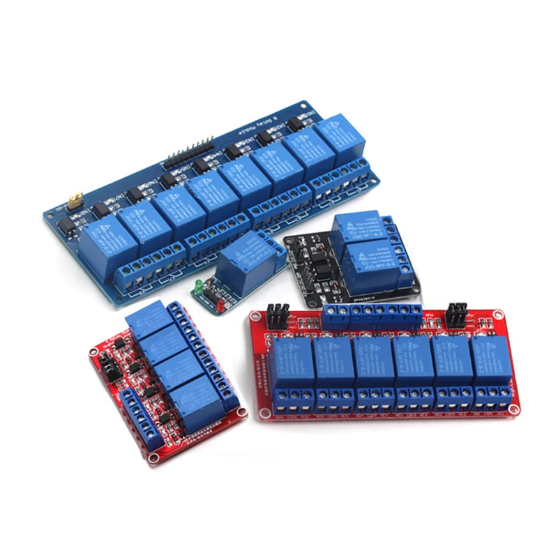 5v 12v 24v channel relay module Low level trigger Relay Output 1 2 4 8 way relay module