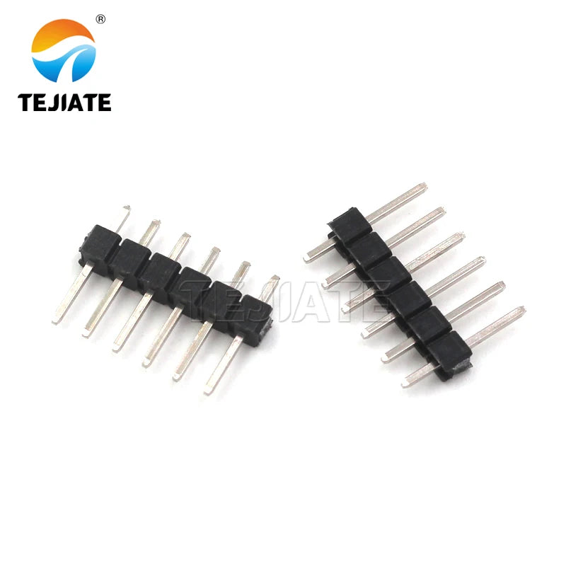 Single row pin spacing 2.54MM 1*2/3/4/5/6/7/8/10/12/20/30P copper pin header