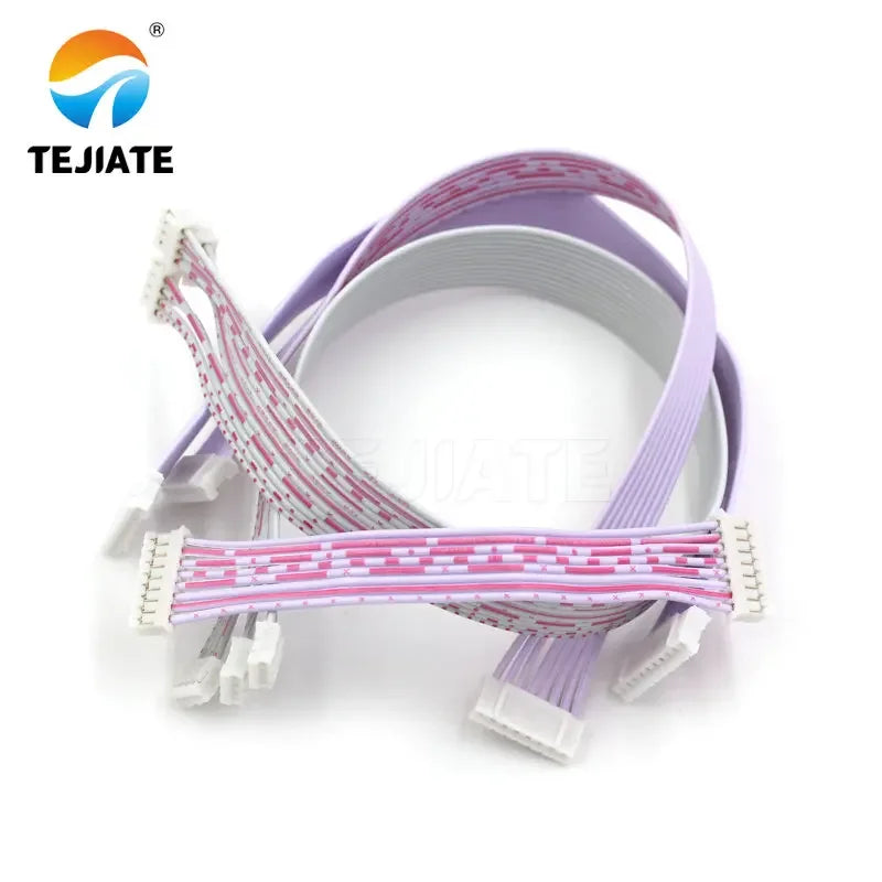 PH2.0mm spacing connecting wire 2.0 plug wire length 30/20/10CM red and white ribbon cable 2P/3P/4P/5P/6P/7P/8P/9P/10P/11P/12P
