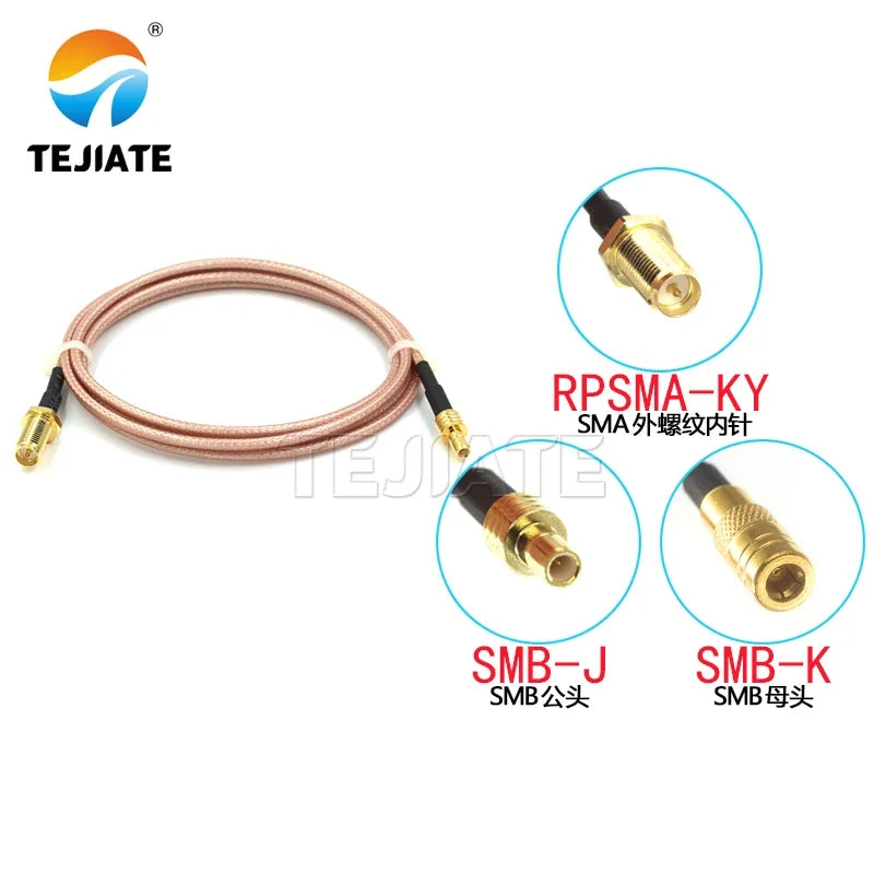 1PCS RPSMA-KY To SMB Male/female Adapter RG316 Coaxial SMB Male/female To RPSMA-KY Extension Cable