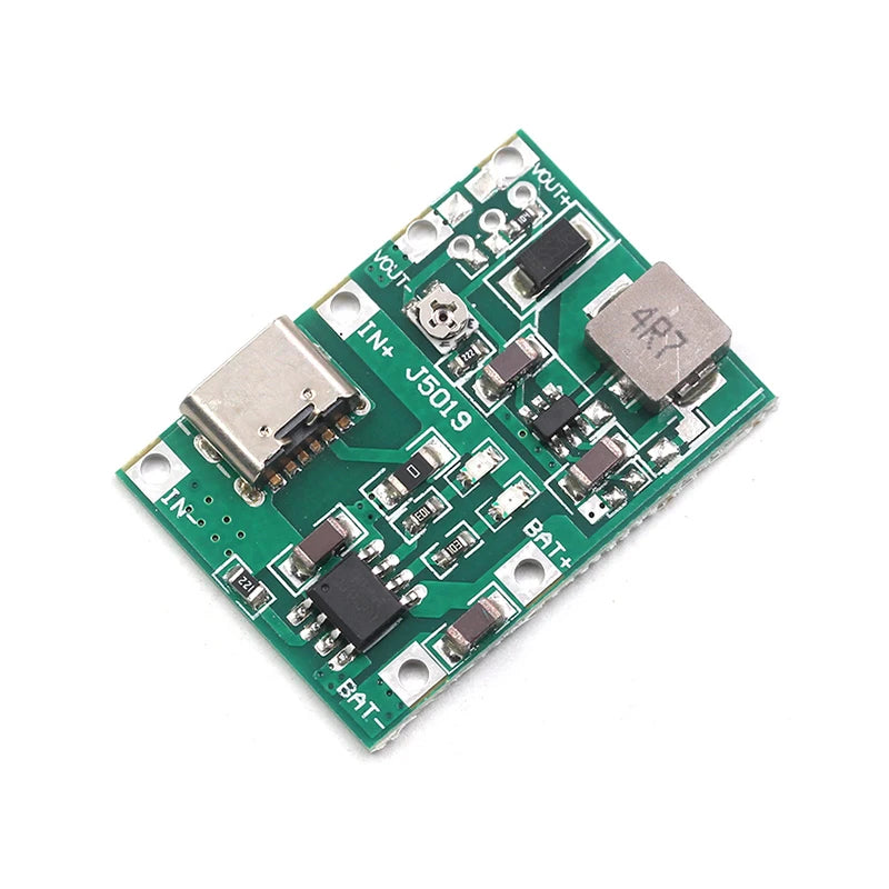 Boost module 3.7V to 9V 5V modified 18650 lithium battery charging boost discharge integrated adjustable module 2A