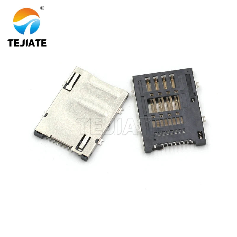 SD/MINI/TF/SIM/NANO/MICRO card holder card slot card tray size/length body with self-elasticity