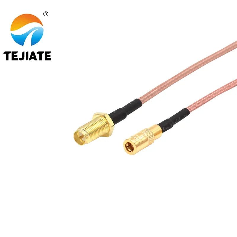 1PCS TEJIATE Adapter Cable SMB To RPSMA Type SMB-K Convert RPSMA-KY 8-90CM 1M 1.5M 2M Length Connector RG316 Wire