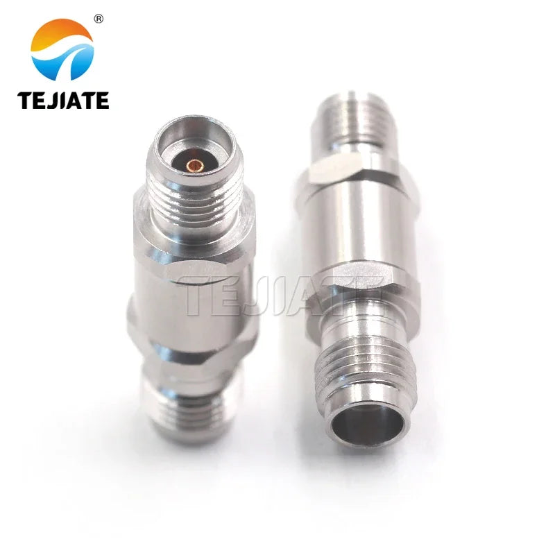 DC-40G 50G stainless steel millimeter wave 1.85mm 2.92mm 2.4mm female to male rf coaxial high frequency adapter adaptor