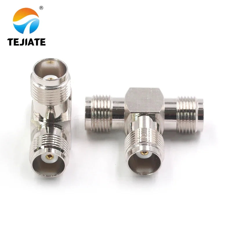 1PCS TNC/TNC-JJ/JK/JKW/KK Radio Frequency Connector Male And Female Triple Dule RF Coaxial Adapter