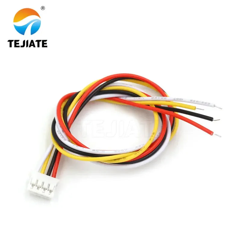 PH2.0MM Electronic Terminal Wire Single Head Color Row Line 2/3/4/5/6/7/8/9/10/12P 30CM Nickel Plated