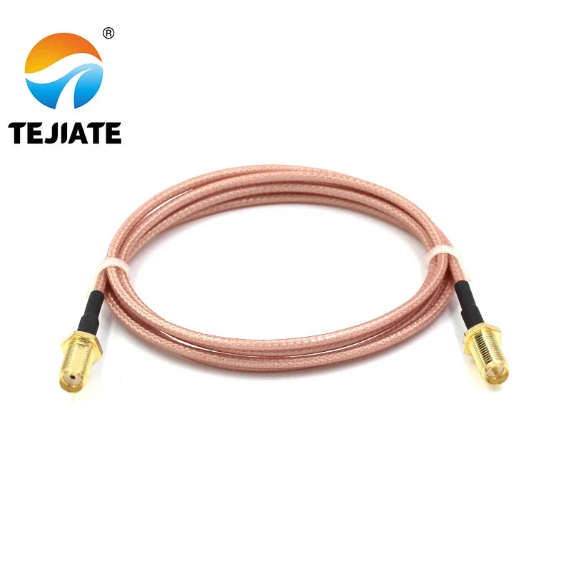1PCS TEJIATE SMA To RPSMA Adapter Cable SMA-KY Convert RPSMA-KY 8-90CM 1M 1.5M 2M Length Connector RG316 Wire