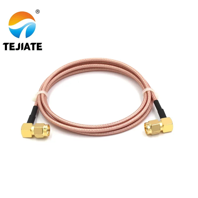 1PCS TEJIATE Adapter Cable RPSMA To RPSMA Type RPSMA-JW Convert RPSMA-JW 8-90CM 1M 1.5M 2M Length Connector RG316 Wire