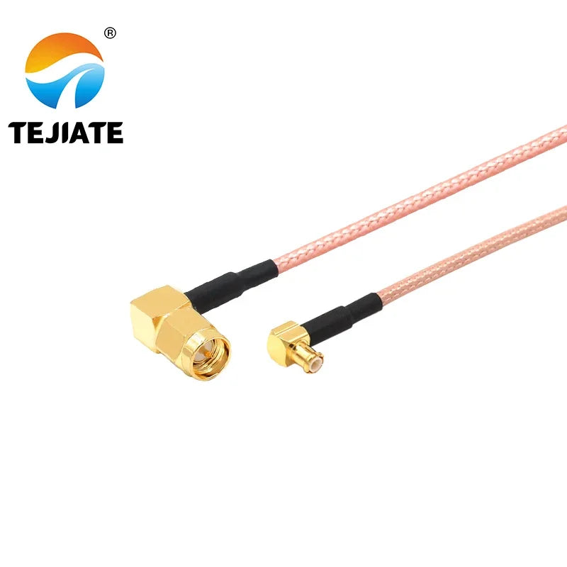 1PCS TEJIATE Adapter Cable MCX To SMA MCX-JW Convert SMA-JW 8-90CM 1M 1.5M 2M Length Connector RG316 Wire