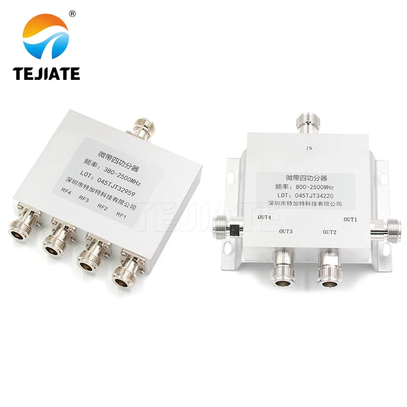 1PCS N Type 280-2500MHz One-minute For-power Divider New Low Frequency Power Interface Splitter