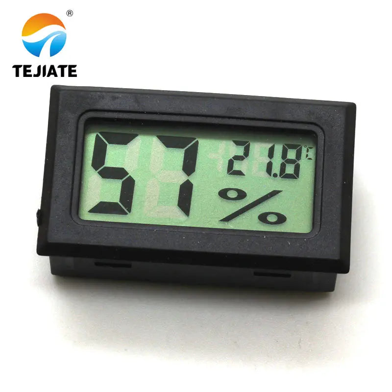 Black White Mini Digital LCD Indoor Temperature Humidity Meter Thermometer Hygrometer Gauge