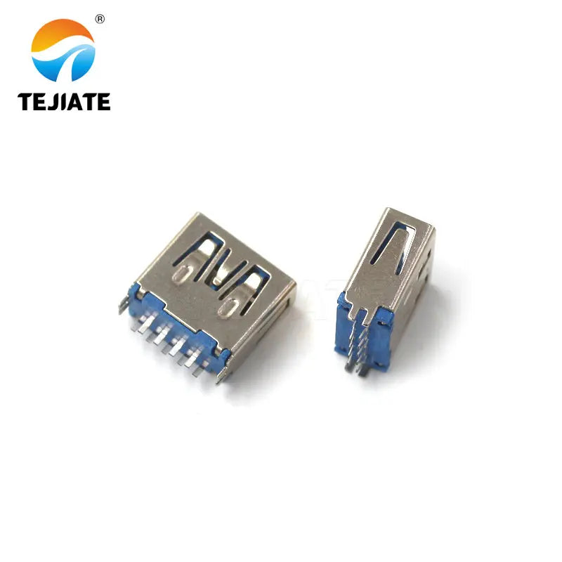 5pcs USB3.0-AM / AF 90 / 180 Degree USB A Male Plug A Female Seat B Female square port A Type B Sockect Interface Connector